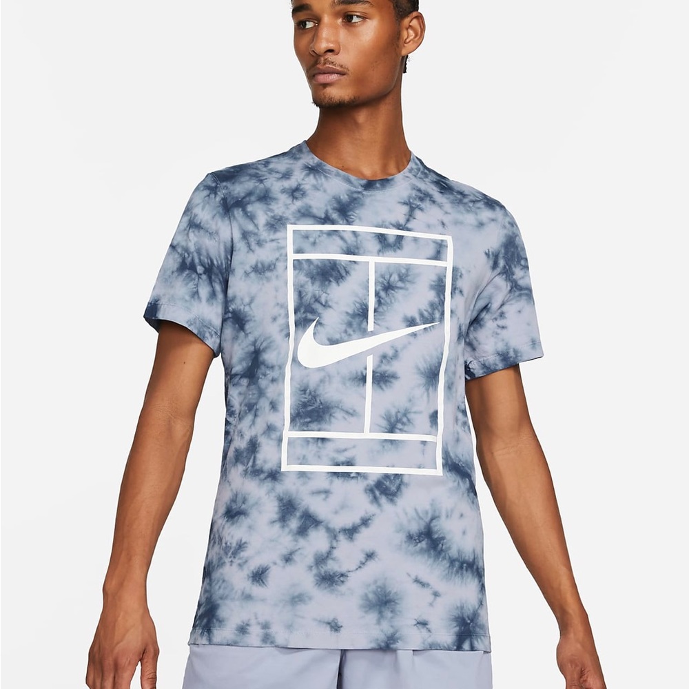 NWT Nike Court Heritage US Open Crew Men's Tennis Tee Shirt DD2238-100 Size L